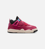 Jordan 4 Retro She's A Star Preschool Lifestyle Shoe - Sweet Beet/Off Noir/Chalk/Desert Pink