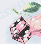 Cherries Mens Short Sleeve Shirt - White