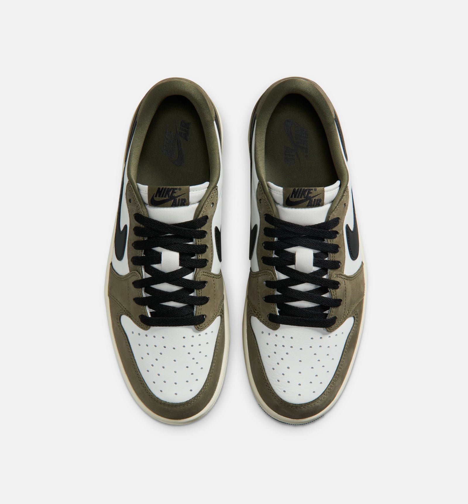 Jordan HQ6998-200 Air Jordan 1 Low OG Medium Olive And Summit