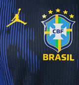 Brazil 2026 Match Away Aero Fit Soccer Authentic Mens Jersey - Old Royal/Black