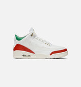 Air Jordan 3 Retro El Vuelo Mens Lifestyle Shoe - Summit White/Pine Green/Dragon Red/Metallic Gold Limit One Per Customer