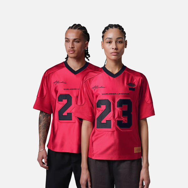 Jordan IM6732-657 Air Jordan x Levi's Mens Jersey - Red