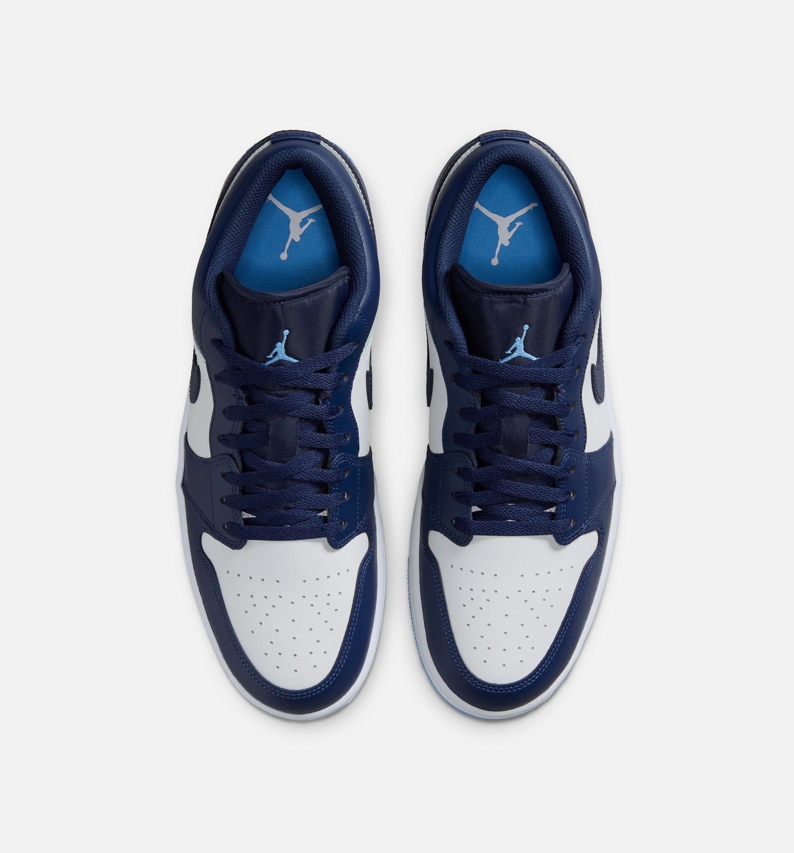 Jordan 553558-404 Air Jordan 1 Low Mens Lifestyle Shoe - Midnight