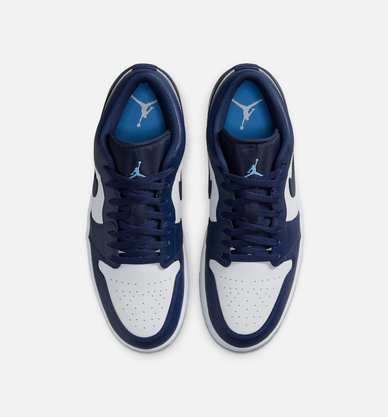 Jordan 553558-404 Air Jordan 1 Low Mens Lifestyle Shoe - Midnight