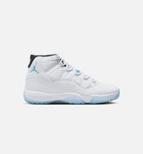 Air Jordan 11 Retro Legend Blue Mens Lifestyle Shoe - White/Legend Blue/Black Free Shipping