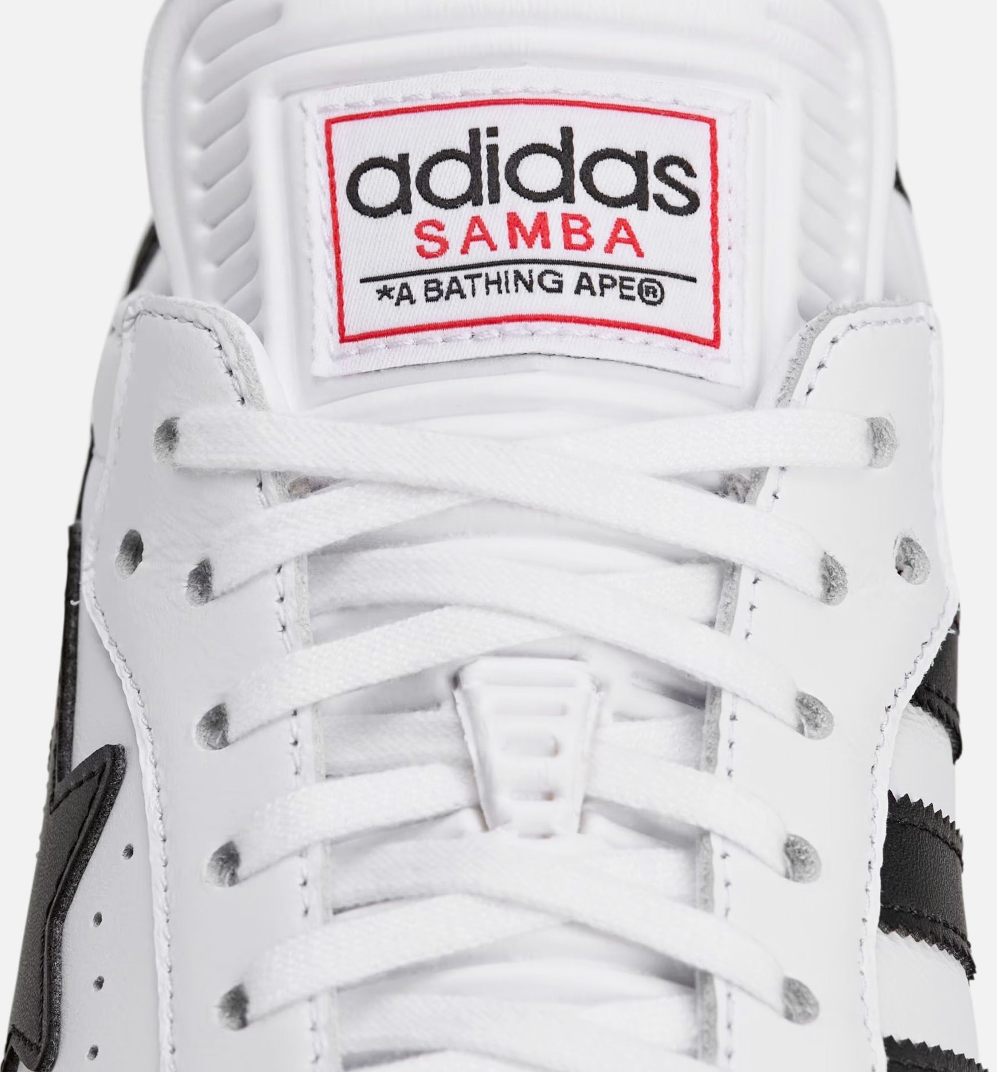 adidas JR9245 Samba Bape Mens Lifestyle Shoe - Cloud White/Core Black/Gum ShopNiceKicks.com adidas JR9245 Samba Bape Mens Lifestyle Shoe - Cloud White/Core Black/Gum ShopNiceKicks.com