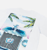 Miami Mens Short Sleeve Shirt - White