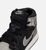 Air Jordan 1 Retro High OG Satin Shadow Infant Toddler Lifestyle Shoe - Black/Medium Grey/White