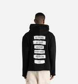 Running Since 1988 Zip Mens Hoodie - Black