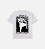 Exhibition Mens Short Sleeve Shirt - Silver