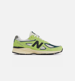 NEW BALANCE U990NB4
 Made in USA 990v4 Hi Lite Mens Lifestyle Shoe - Hi Lite/Deep Ocean Image 0