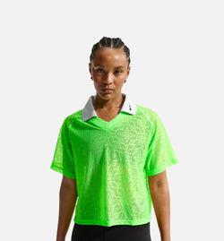 Nike IF0520-398 Sportwear Loose Fitting Knit Polo Womens Jersey
