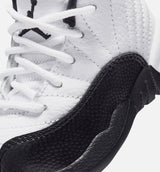 Air Jordan 12 Retro Taxi Infant Toddler Lifestyle Shoe - White/Black/Taxi