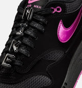 Air Max 1 Premium Mens Lifestyle Shoe - Black/Playful Pink/Red