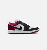 Air Jordan 1 Low SE Velvet Womens Lifestyle Shoe - Black/Gym Red/White