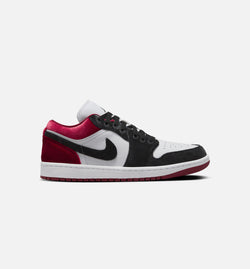 JORDAN FZ3242-001
 Air Jordan 1 Low SE Velvet Womens Lifestyle Shoe - Black/Gym Red/White Image 0