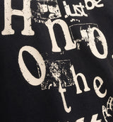 Just Be Mens Long Sleeve Shirt - Black/White