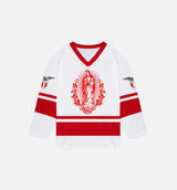 All Eyez Hockey Mens Jersey - Red/White