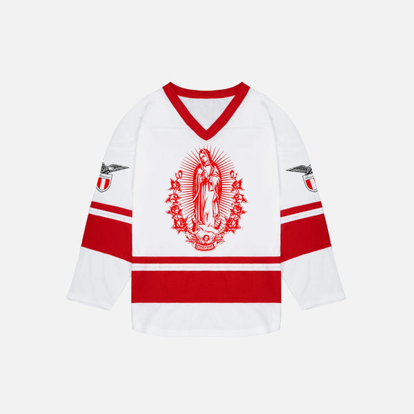 Bravest Studios 24SSMHJWR All Eyez Hockey Mens Jersey - Red