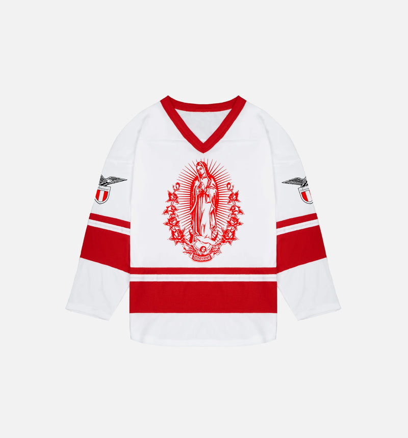 All Eyez Hockey Mens Jersey - Red/White