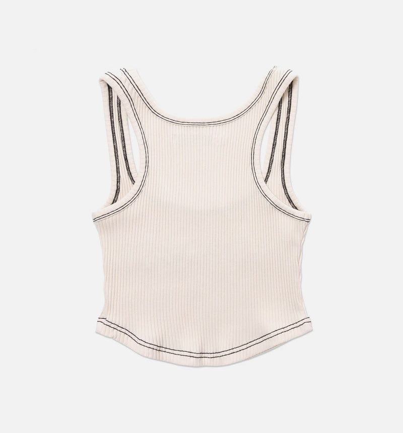 Charm Womens Tank Top - White