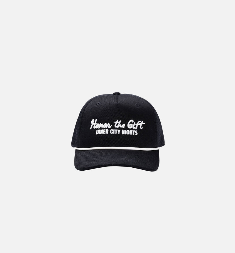 City Nights Trucker Mens Hat - Black