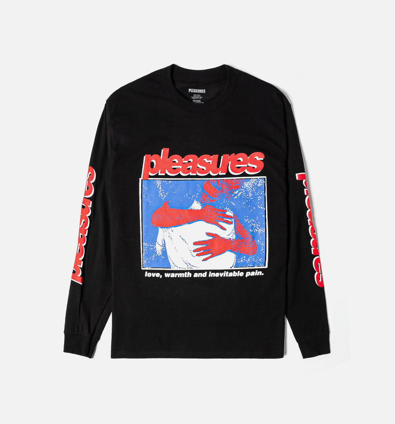 Embrace Mens Long Sleeve Shirt - Pigment Black