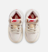 Air Jordan 1 Retro Sail High OG Infant Toddler Lifestyle Shoe - Sail/University Red/Pale Ivory/Coconut Milk/Phantom