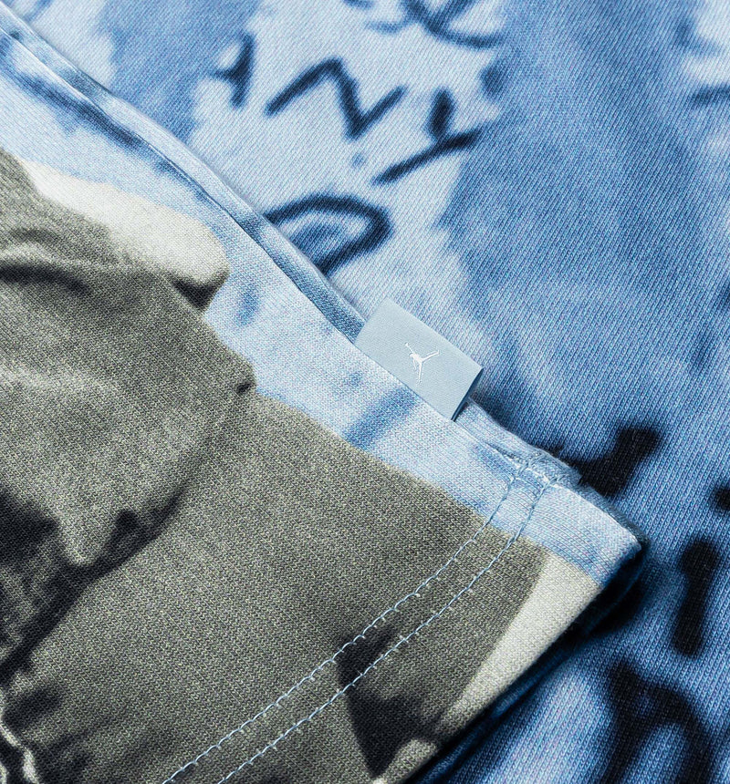 AJ 85 Graphic Mens Short Sleeve Shirt - Blue/Black