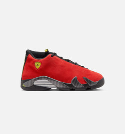 JORDAN IF5016-600
 Air Jordan 14 Retro Challenge Red Grade School Lifestyle Shoe - Challenge Red/Black/Vibrant Yellow/Anthracite Limit One Per Customer Image 0
