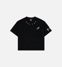 CTHDRL MRLT03
 The Faith Mens Short Sleeve Shirt - Black/White Image 0