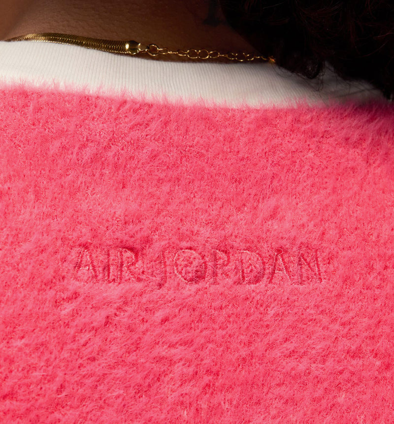 Air JDN Cardigan Mens Sweater - Aster Pink