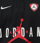 Jordan Flight Lng Sleeve Polo Mens Jersey - Black/University Red/University Red