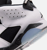 Air Jordan 6 Retro Black And White Preschool Lifestyle Shoe - White/Black