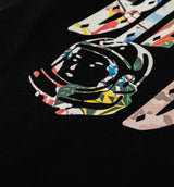 Curve Collage Mens Short Sleeve Shirt - Black