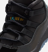 Air Jordan 11 Retro Gamma Infant Toddler Lifestyle Shoe - Black/Gamma Blue/Black Varsity/Maize Limit One Per Customer