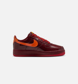 Air Force 1 Low Dark Team Red and Safety Orange Mens Lifestyle Shoe - Dark Team Red/University Gold/Safety Orange/Challenge Red