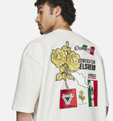 Chavarria Graphic Mens Short Sleeve Shirt - Off White