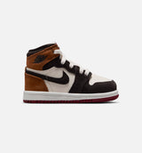 Air Jordan 1 Retro High OG Love Letter Infant Toddler Lifestyle Shoe - Shadow Brown/Team Red/Light British Tan Free Shipping