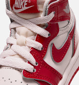 Air Jordan 1 Retro High OG University Red And Light Soft Pink Infant Toddler Lifestyle Shoe - University Red/Metallic Silver