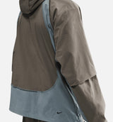Tech Dri Fit Woven Color Block Windrunner Loose Mens Jacket - Cave Stone/Cool Grey/Black
