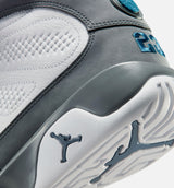 Air Jordan 9 Retro Flint Grey and French Blue Mens Lifestyle Shoe - White/French Blue/Flint Grey