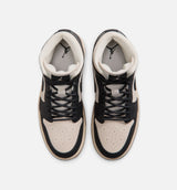 Air Jordan 1 Mid SE Womens Lifestyle Shoe - Off-Noir/Chalk/Pearl White