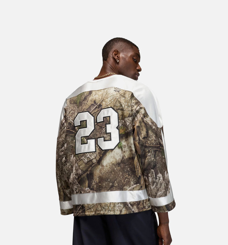 Brooklyn Realtree Hockey Mens Jersey - Medium Olive/Sail/Sail