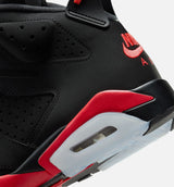 Air Jordan 6 Retro Infrared Salesman Mens Lifestyle Shoe - Black/Light Crimson