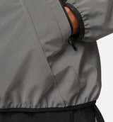 Brooklyn Hike Mike Reflective Draft Zip Up Mens Jacket - Silver