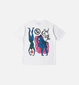 End The Loungechair Mens Short Sleeve Shirt - White
