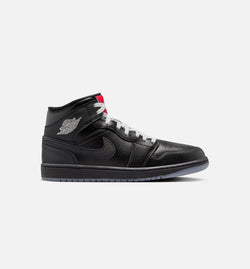 JORDAN HV5177-010
 Air Jordan 1 Mid SE Mens Lifestyle Shoe - Black/Grey Image 0