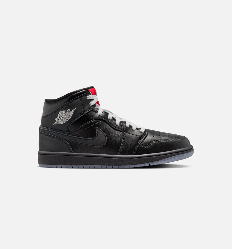 Air Jordan 1 Mid SE Mens Lifestyle Shoe - Black/Grey