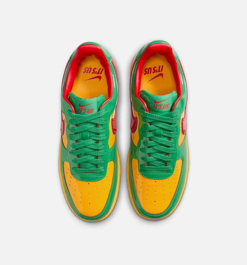 Lil Yachty x Air Force 1 Lucky Green Mens Lifestyle Shoe - Lucky Green/Mystic Red/University Gold Limit One Per Customer